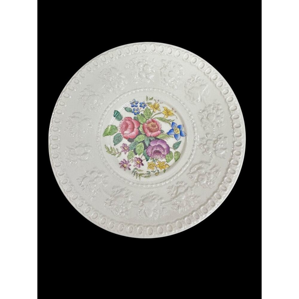 1940s Wellesley Wedgwood‎ Ullswater China 7" Dessert Plate Ornate